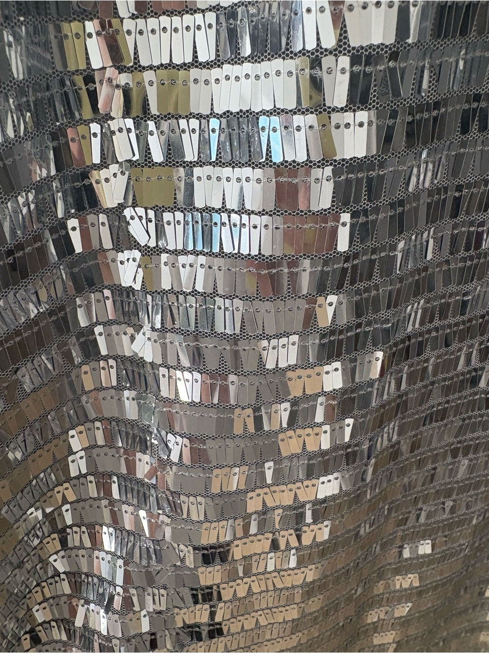 Simon Miller Silver Sequin Maxi Dress - Picture 3 of 7